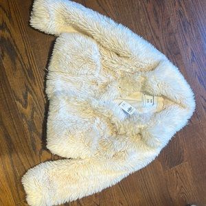 Abercrombie kids furry coat